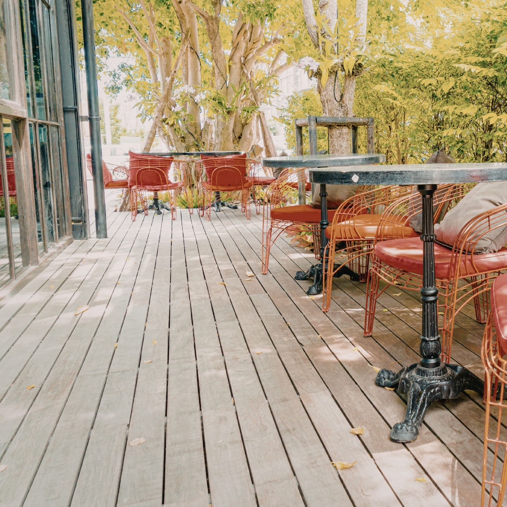 New Decked Patios in Christleton