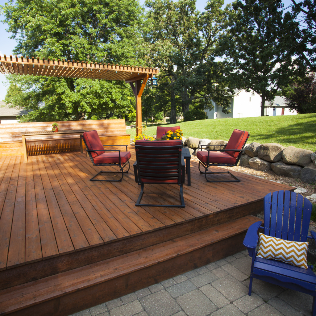 Wooden Patio in Christleton